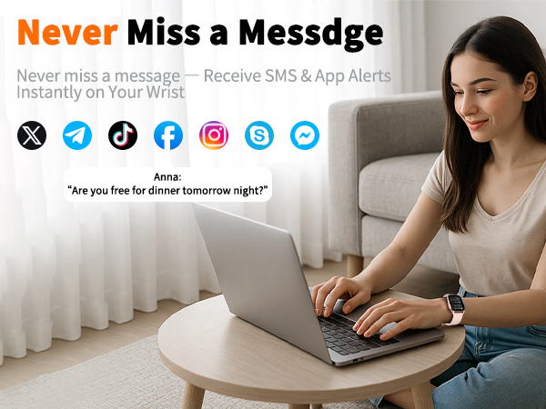 smart watch Never Miss a Messdge