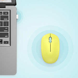 Wireless Mouse Yellow