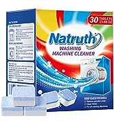 NATRUTH Washing Machine Cleaner Descaler 30 Pack,Triple Decontamination Remover with Natural Form...