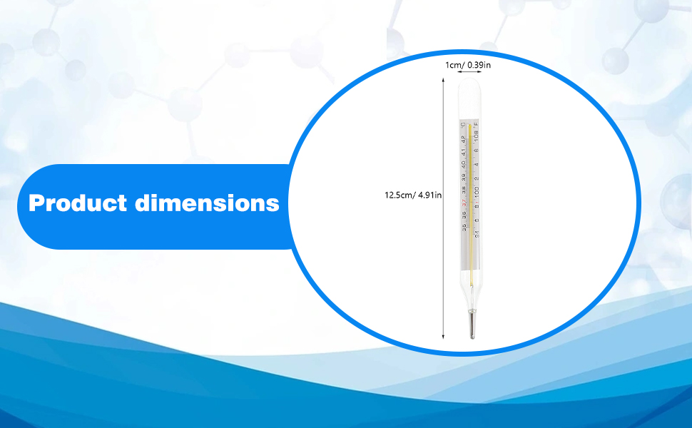 Glass Oral Temperature Adult
