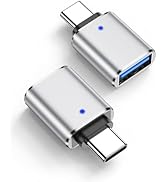 USB A to USB-C Adapter, 2Pack 5Gbps Super Data Transfer USB C to USB A Adapter, Type-C Male to US...