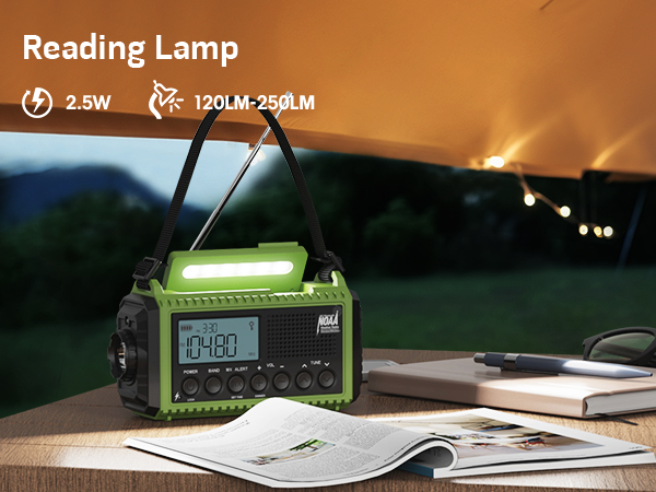 weather radio noaa alert with battery backup