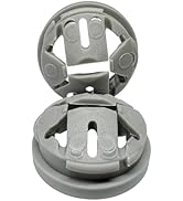 Dicio Push-in Connector Hole Bushing romex Connector snap in, 120 PCs Knockout Cable Connector 3/...