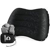 Crisonky Camping Pillow with Built in Pump - Inflatable Pillow - Travel Pillows for Backpacking &amp;...