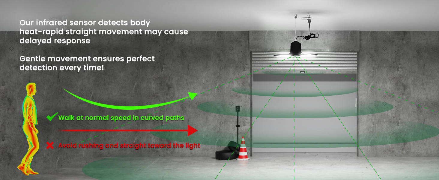 motion sensor garage light