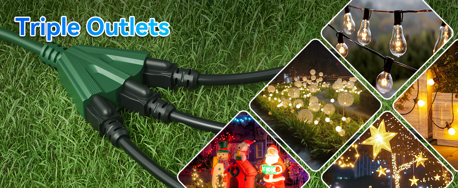 extension cord with multiple outlets