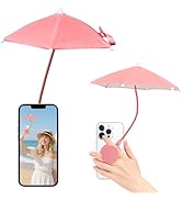 Magnetic Phone Umbrella for Sun, Outdoor Phone Sunshade Shield Umbrella with Flexible Angle Desig...