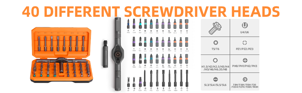 24 in 1 magnetic screwdriver set