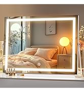 Hasipu Vanity Mirror with Lights, 16
