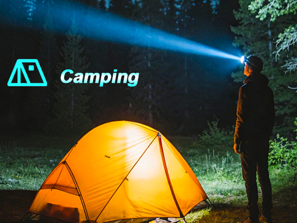camping headlamps camping head lamp battery powered camping head lamp rechargeable hunting headlamp