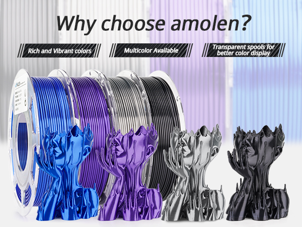 Silk PLA Filament 1.75mm 3D Printer filaments