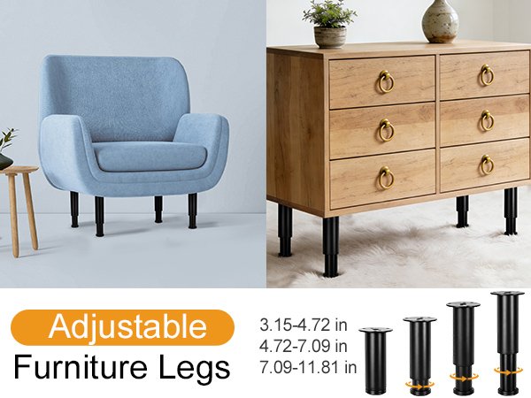 adjustable furniture leg