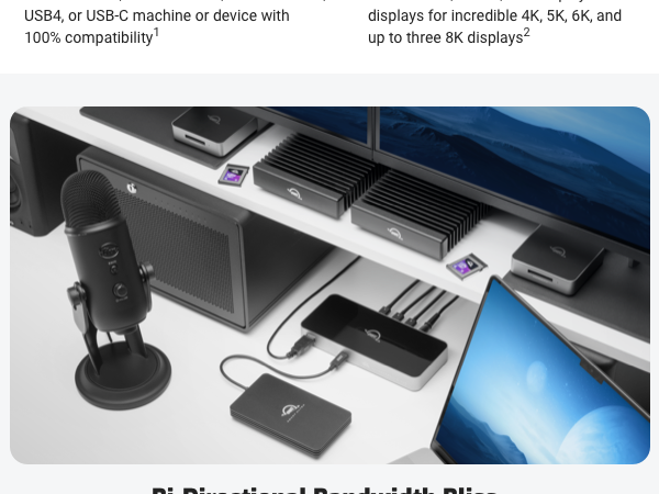 Cable included Hub dock docking station usb usb-a usb-c thunderbolt 3 4 5 three display 4k 8k