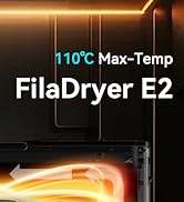 SUNLU Official 3D Printer Filament Dryer E2, 110? Max Temperature, 500W PTC Heater, Dry and Annea...
