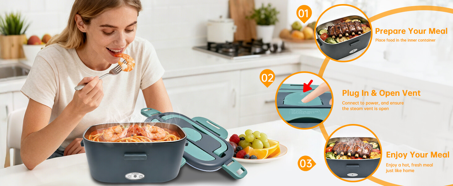 lunch box for men electric