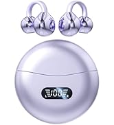 Piluyaa Clip-on Earbuds,Open Ear Earbuds Wireless Bluetooth 5.4, Lightweight Open Ear Headphones ...