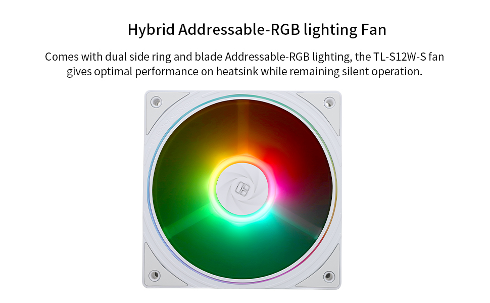 AS120 EVO WHITE ARGB cpu cooelr