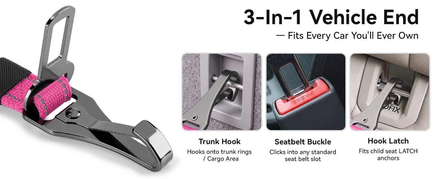 dog seat belt for car