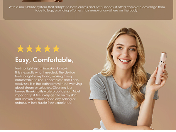 PluxyEpil Pro 3.0 Women Face Epilator