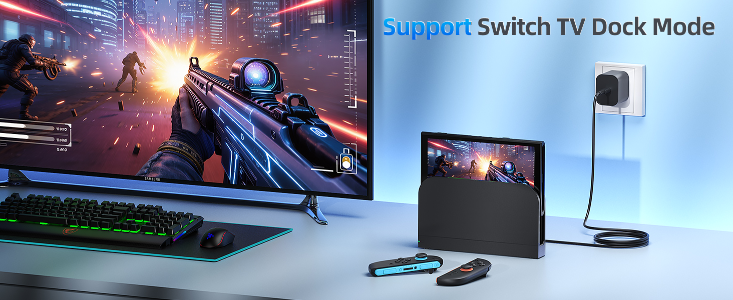 AC Adapter with 10FT Charging Cable