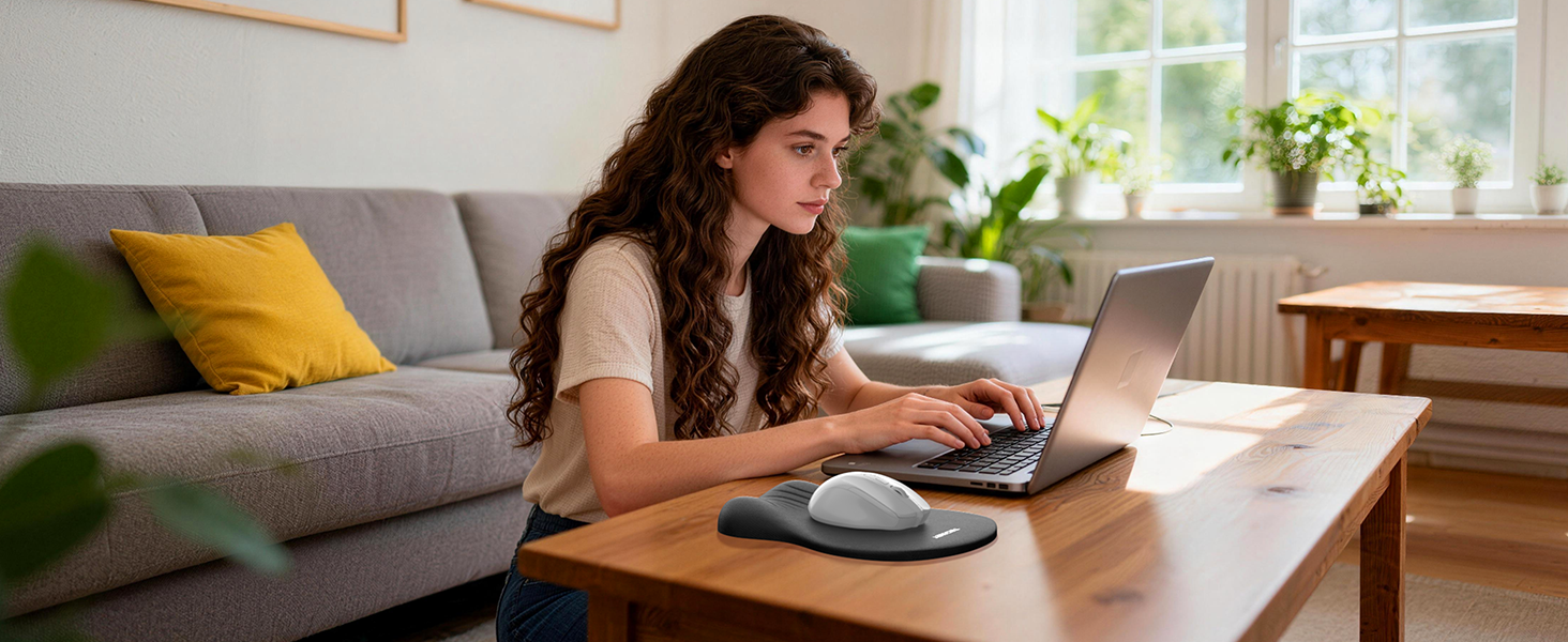 Mouse Pad with Wrist Rest