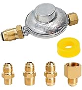 MCAMPAS POL Propane Low Pressure Regulator,Standard P.O.L Connection With 3/8