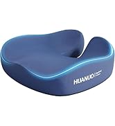 HUANUO Ergonomic Seat Cushion for Office Chair, Extra Large Car Seat Cushion, Tailbone and Back S...