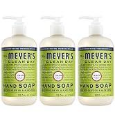 MRS. MEYER'S CLEAN DAY Hand Soap, Lemon Verbena Scent, 12.5 Fl Oz Bottle - 3 Pack