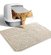 Yimobra Cat Litter Mat, 24"x20" Litter Mat with Litter Lock Mesh, Soft Cat Litter Mat Litter Trap...