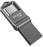 KEXIN 128GB USB C Flash Drive USB 3.0 Dual Drive 128 GB OTG Memory Stick for Type-C Android Smart...