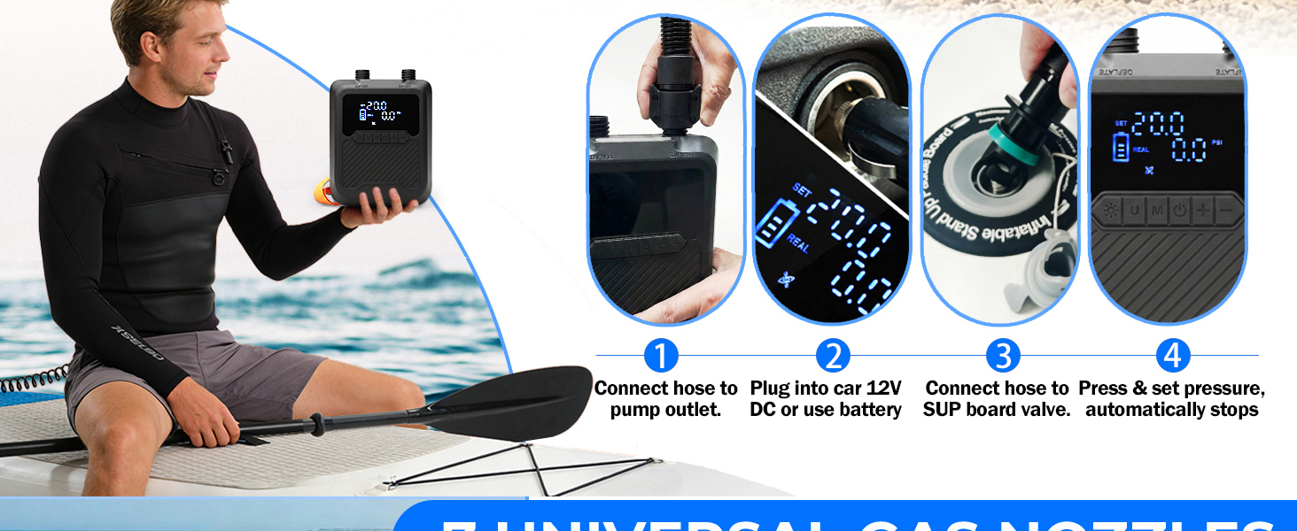paddle board pump