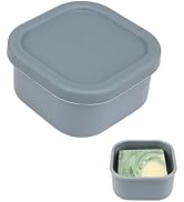 Square Travel Soap Case, Bar Soap Holder for Dr Squatch, Silicone Soap Case with Soap Saver, Port...