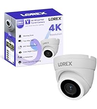 Lorex Connect (New App) | V5 4K Add-On IP PoE Bullet Camera to V-Series NVR | Black | Cables Not Inc...
