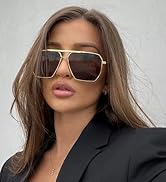 Retro Oversized Square Sunglasses