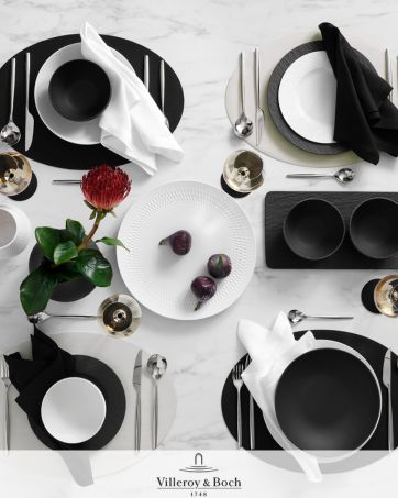 villeroy and boch &amp; neutral timeless european heritage brand collab dining flatware
