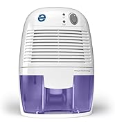 Whisper-quiet Eva-Dry EDV-1100 16 OZ Dehumidifier with Auto Shut Off for Home, Bedroom 1100 cubic...