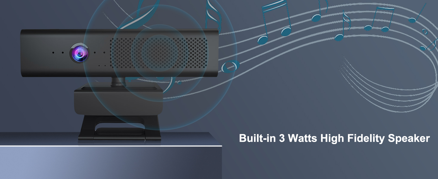 computer speakers with camera