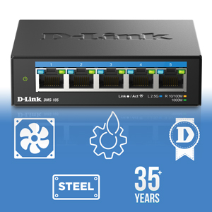 link -link 105 108 unmanaged 5 port rackmount