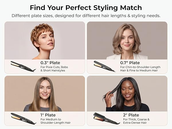 mini straightener flat iron