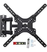 TV Wall Mount for Most 14-60 Inch TVs, Full Motion TV Mount with Perfect Center Design, Extension...