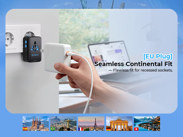 SKRSAN Aura International Travel Adapter