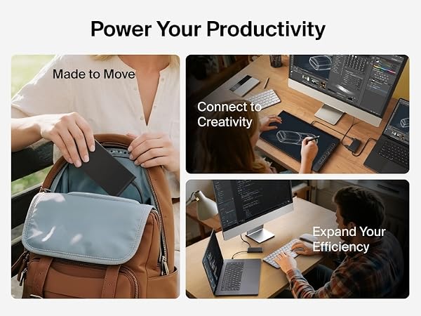 Belkin Connect 7-Port USB-C Hub with Dual USB-C Ports
