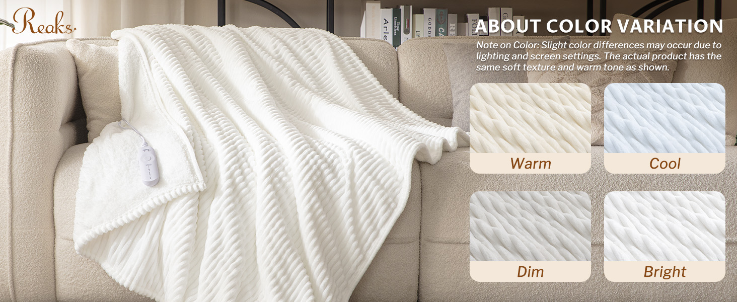 heated throw blanket electric