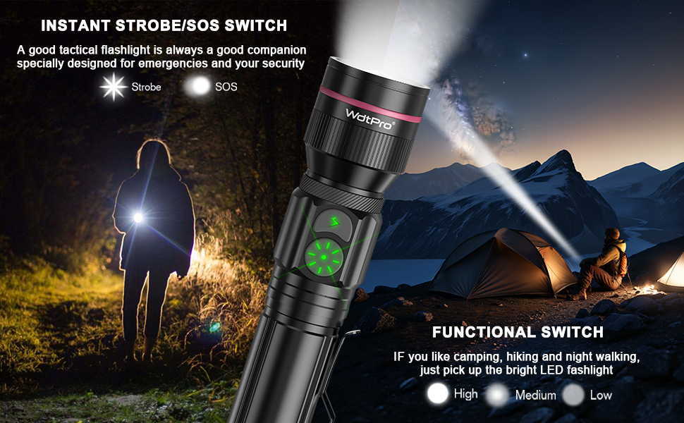 rechargeable flashlights