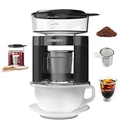 oceanrich-Plus 1-Cup Mini Coffee Maker, Automatic Hand Drip Cafe Machine With Stainless Steel Fil...