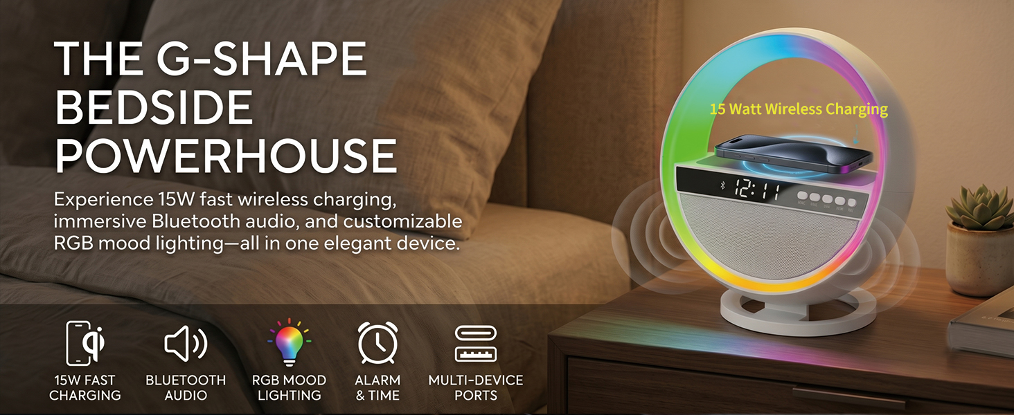 LED CLOCK DISPLAY WITH ALARM FUNCTION &amp;amp; SPACE-SAVING DESIGN