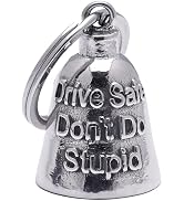 Motorcycle Bell - Motorcycle Bell for Men Women,Biker Bell Accessory,Guard Riding Safety (dot Sil...