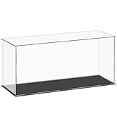 MECCANIXITY Acrylic Display Case Plastic Box Cube Storage Box Clear Small Assemble Dustproof Show...