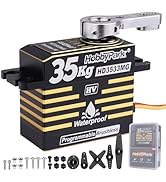 HobbyPark Waterproof High Torque RC Servo 35kg Brushless Motor Metal Gear Digital Servo Stainless...