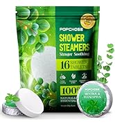 Shower Steamers Aromatherapy POPCHOSE 16 Pack Eucalyptus for Shower, Home SPA &amp; Self Care Relaxat...